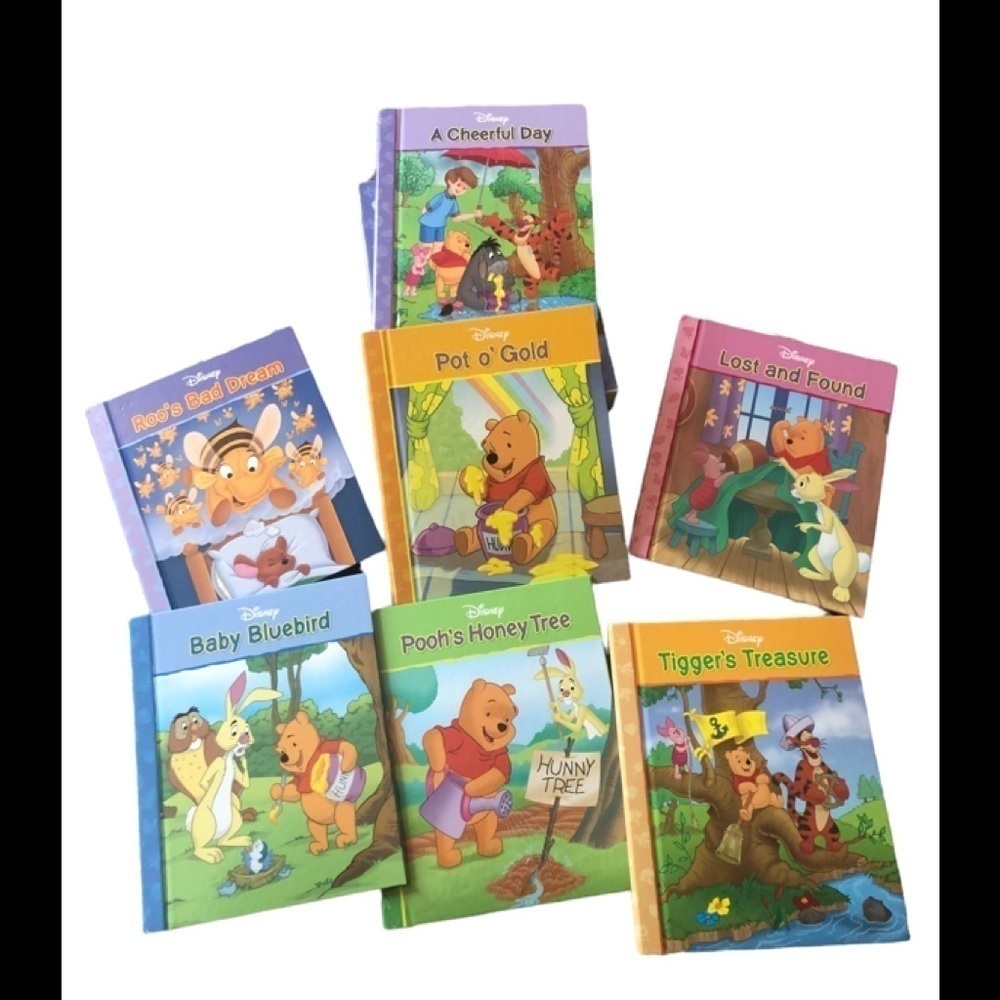 Disney Pooh Stories 7-Book Library Poohs Honey Tree Tiggers Treasure + 5 More